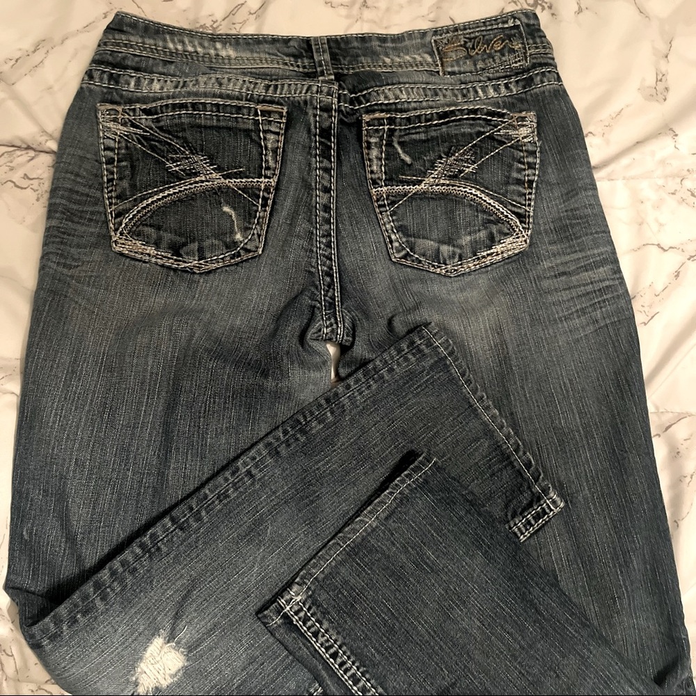 ⬇️$37 Silver jeans Suki‎ straight size 29x32